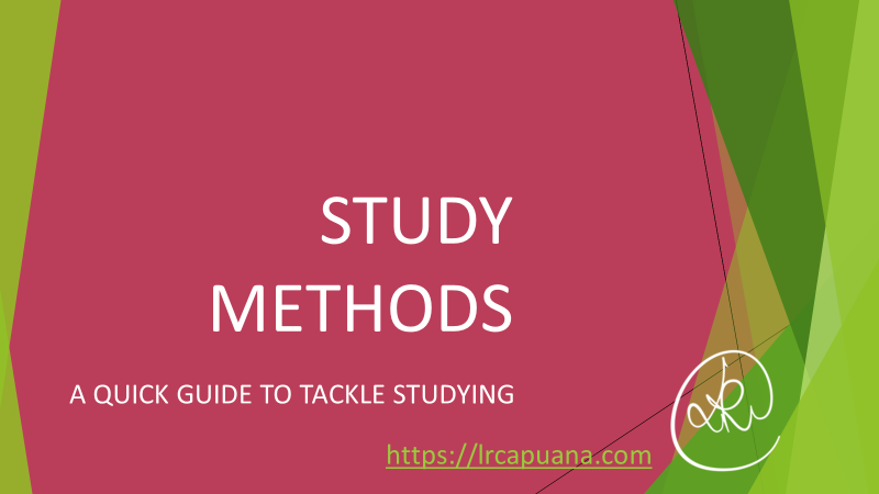 Title: Study methods